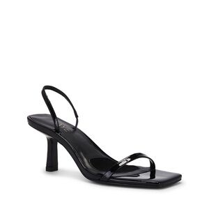 Revolve Glossy Black Heels